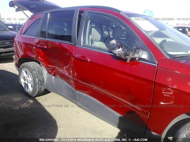 2C4GM68455R422887 - 2005 CHRYSLER PACIFICA TOURING RED photo 6