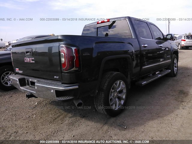 3GTU2NEC2HG438635 - 2017 GMC SIERRA K1500 SLT BLACK photo 4