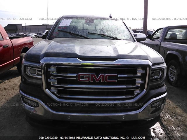 3GTU2NEC2HG438635 - 2017 GMC SIERRA K1500 SLT BLACK photo 6