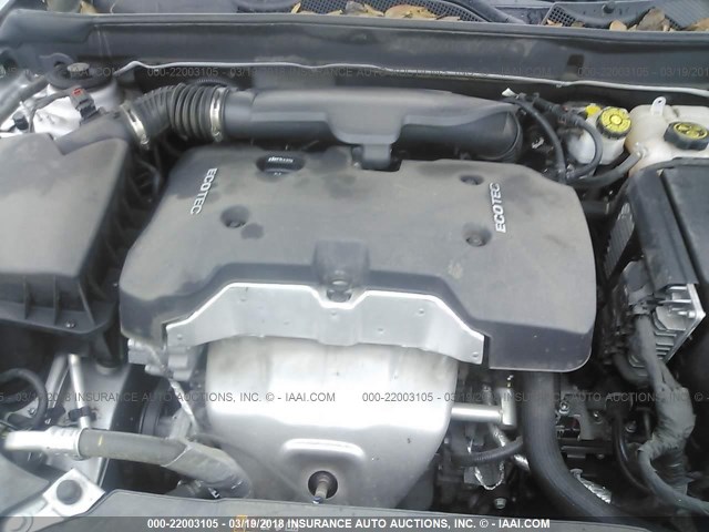 1G11B5SL4FF192993 - 2015 CHEVROLET MALIBU LS 银色 照片 10