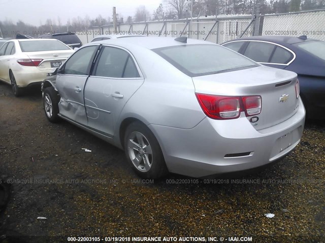1G11B5SL4FF192993 - 2015 CHEVROLET MALIBU LS 银色 照片 3