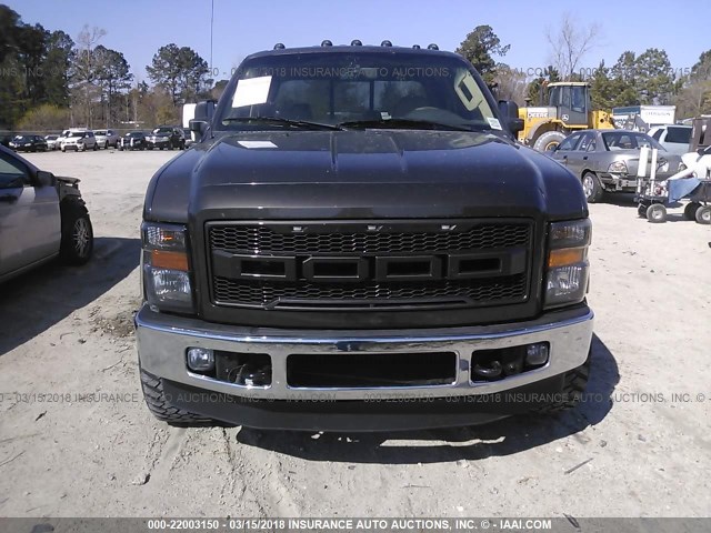 1FTSW21R98EA95351 - 2008 FORD F250 SUPER DUTY BROWN photo 6