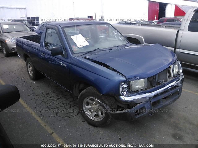 1N6DD21S0YC392700 - 2000 NISSAN FRONTIER XE BLUE photo 1