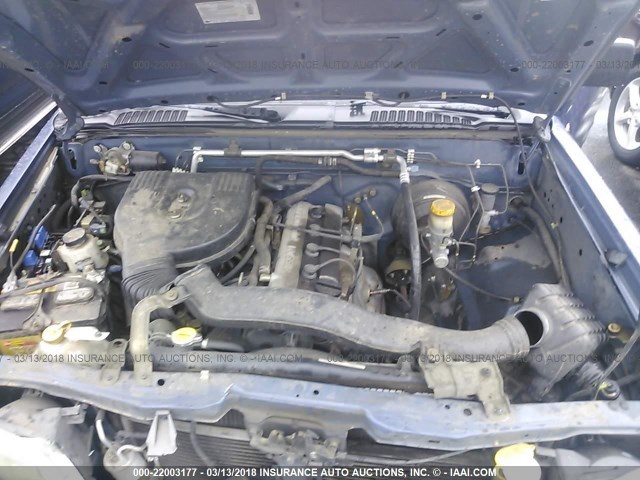 1N6DD21S0YC392700 - 2000 NISSAN FRONTIER XE BLUE photo 10