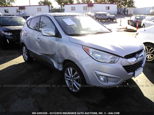 KM8JU3AC4BU140031 - 2011 HYUNDAI TUCSON GLS/LIMITED SILVER photo 1