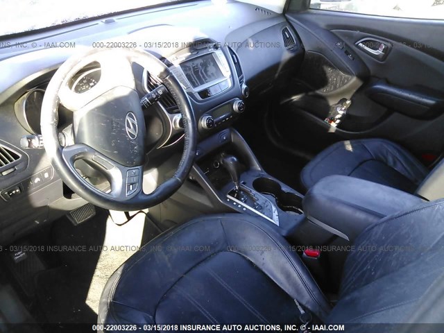 KM8JU3AC4BU140031 - 2011 HYUNDAI TUCSON GLS/LIMITED 银色 照片 5