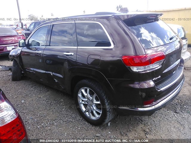 1C4RJFJT1EC162581 - 2014 JEEP GRAND CHEROKEE SUMMIT Qəhvəyi foto 3