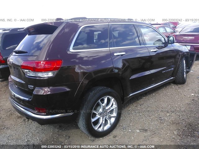 1C4RJFJT1EC162581 - 2014 JEEP GRAND CHEROKEE SUMMIT Qəhvəyi foto 4