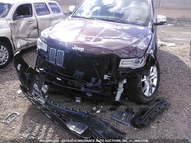 1C4RJFJT1EC162581 - 2014 JEEP GRAND CHEROKEE SUMMIT Qəhvəyi foto 6