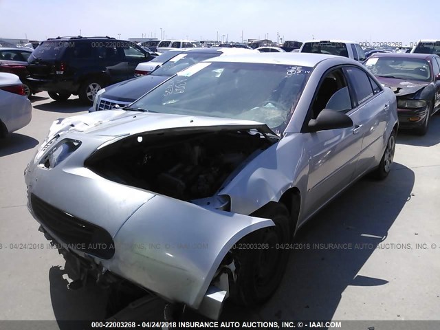 1G2ZF55B164211873 - 2006 PONTIAC G6 SE SILVER photo 2