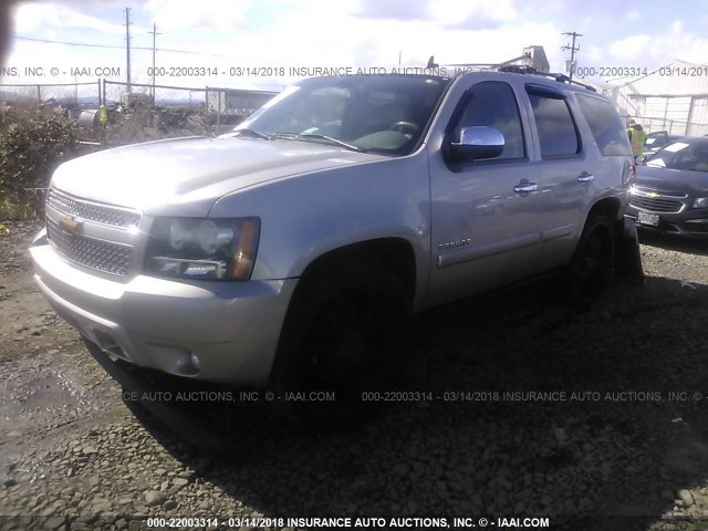 1GNFK13087R288515 - 2007 CHEVROLET TAHOE K1500 SILVER photo 2