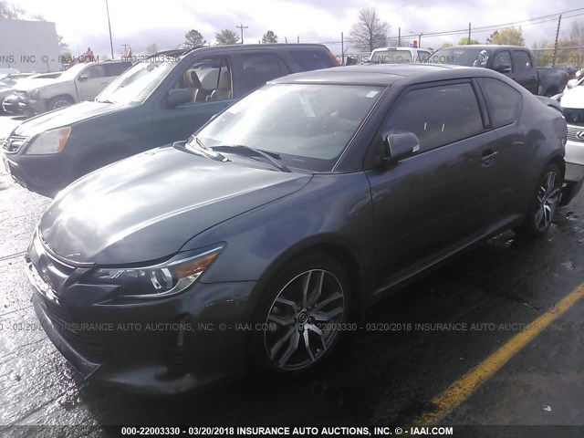 JTKJF5C75F3090867 - 2015 TOYOTA SCION TC 灰色 照片 2