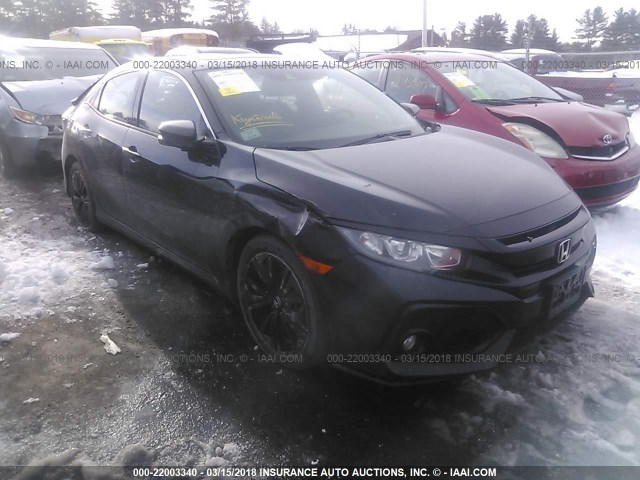 SHHFK7H87HU421362 - 2017 HONDA CIVIC EXL BLACK photo 1