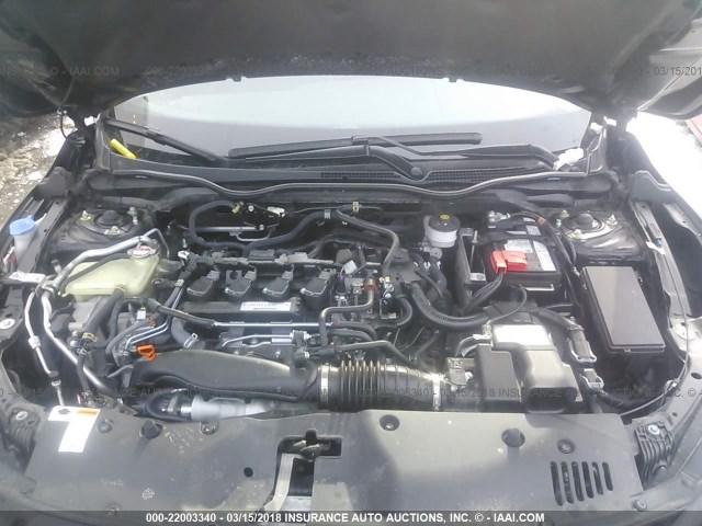 SHHFK7H87HU421362 - 2017 HONDA CIVIC EXL BLACK photo 10