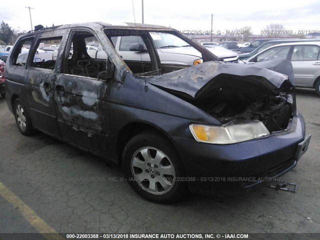 5FNRL18073B087670 - 2003 HONDA ODYSSEY EXL მუქი ლურჯი ფოტო 1
