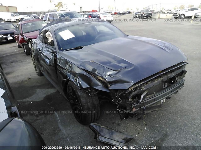 1FA6P8CF8H5291551 - 2017 FORD MUSTANG GT GRAY photo 1