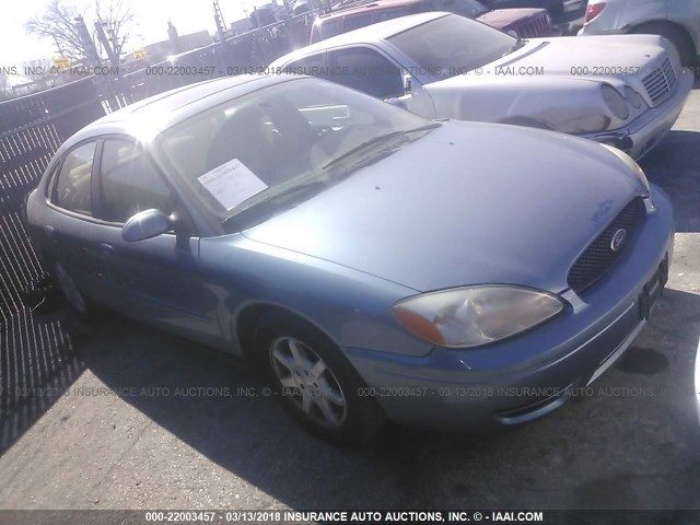 1FAFP56U36A153266 - 2006 FORD TAURUS SEL BLUE photo 1