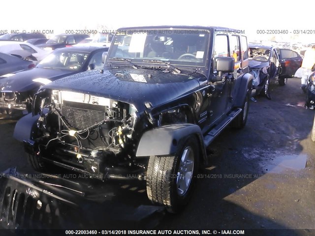 1C4BJWDG5GL323680 - 2016 JEEP WRANGLER UNLIMITE SPORT BLACK photo 2