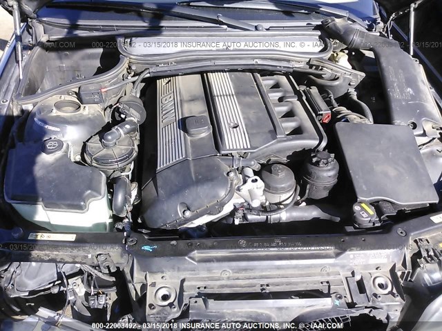 WBABW33446PX85059 - 2006 BMW 325 CI BLUE photo 10