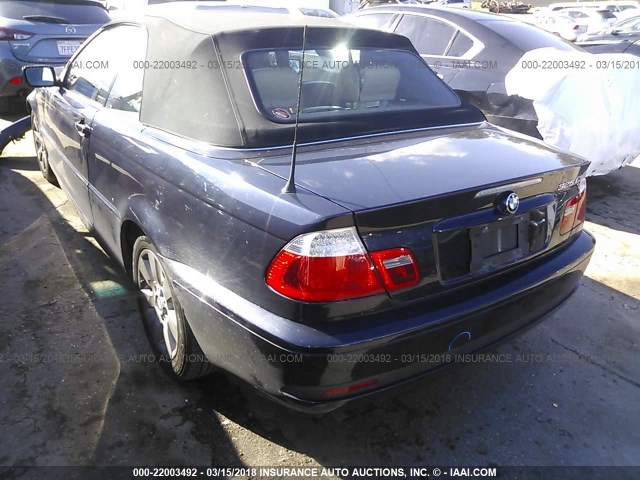 WBABW33446PX85059 - 2006 BMW 325 CI BLUE photo 3