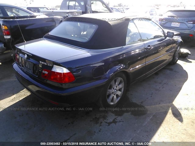 WBABW33446PX85059 - 2006 BMW 325 CI BLUE photo 4