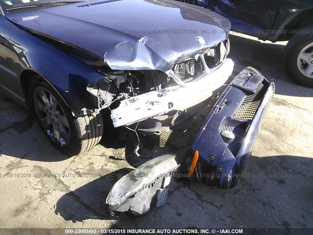 WBABW33446PX85059 - 2006 BMW 325 CI BLUE photo 6