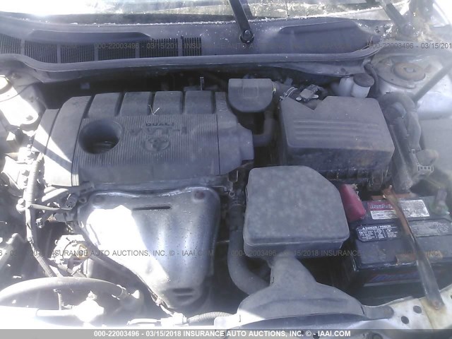 4T1BF3EK9BU230565 - 2011 TOYOTA CAMRY SE/LE/XLE SILVER photo 10