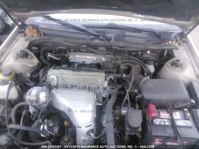 4T1BG22K41U066510 - 2001 TOYOTA CAMRY CE/LE/XLE GOLD photo 10