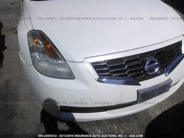 1N4AL24E39C152028 - 2009 NISSAN ALTIMA 2.5S WHITE photo 6