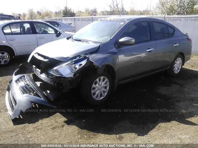 3N1CN7AP0GL844249 - 2016 NISSAN VERSA S/S PLUS/SV/SL GRAY photo 2