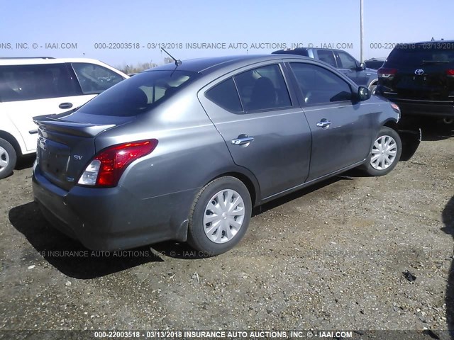 3N1CN7AP0GL844249 - 2016 NISSAN VERSA S/S PLUS/SV/SL GRAY photo 4