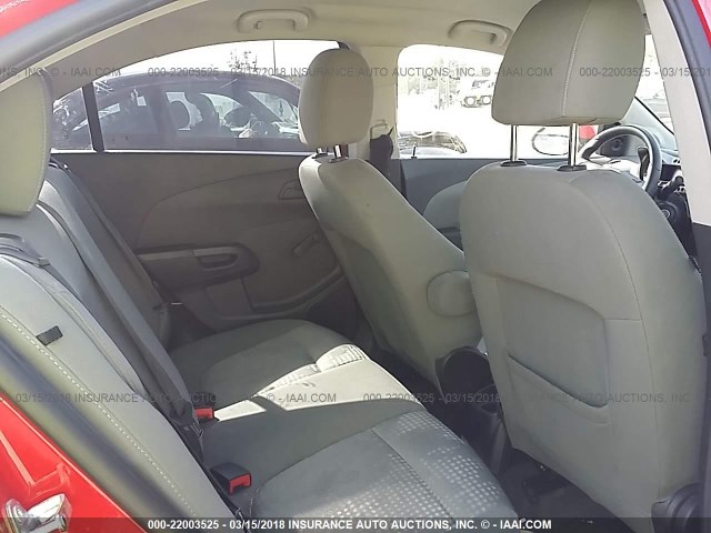 1G1JA5SH9F4178226 - 2015 CHEVROLET SONIC LS RED photo 8