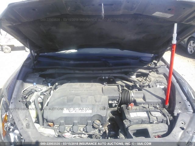 5J6TF1H58CL003629 - 2012 HONDA CROSSTOUR EXL შავი ფოტო 10