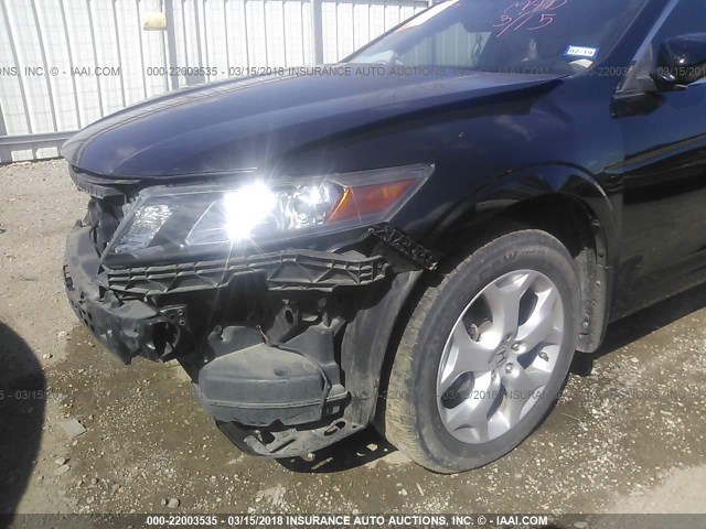 5J6TF1H58CL003629 - 2012 HONDA CROSSTOUR EXL შავი ფოტო 6