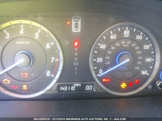 5J6TF1H58CL003629 - 2012 HONDA CROSSTOUR EXL შავი ფოტო 7