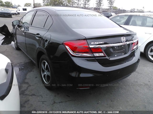 2HGFB2F74FH515304 - 2015 HONDA CIVIC SE BLACK photo 3