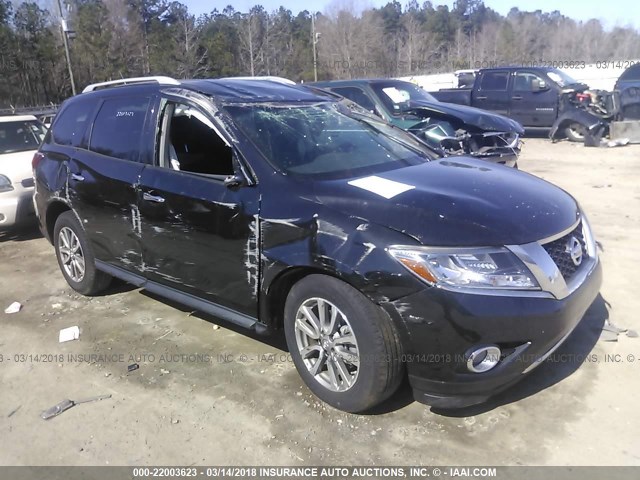 5N1AR2MN0GC616622 - 2016 NISSAN PATHFINDER S/SV/SL/PLATINUM BLACK photo 1