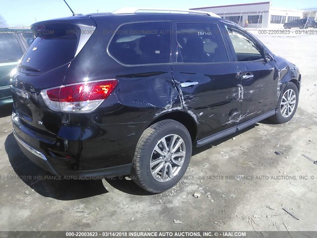 5N1AR2MN0GC616622 - 2016 NISSAN PATHFINDER S/SV/SL/PLATINUM BLACK photo 4