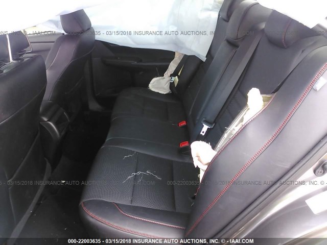 4T1BF1FK7GU211961 - 2016 TOYOTA CAMRY LE/XLE/SE/XSE GRAY photo 8