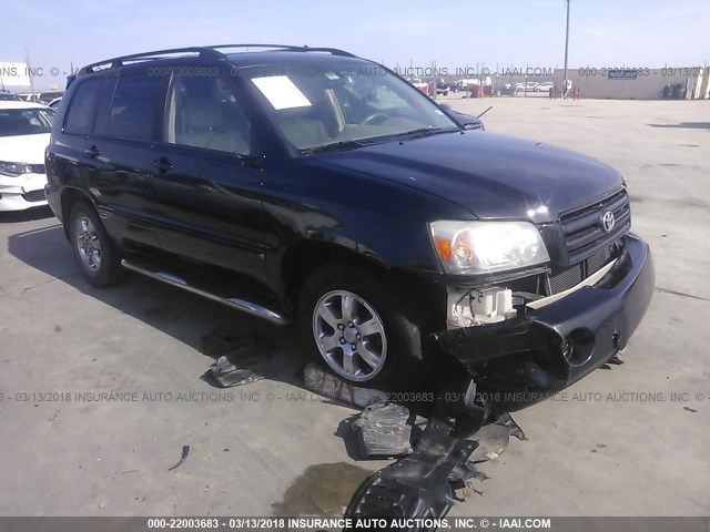 JTEGP21A140006159 - 2004 TOYOTA HIGHLANDER LIMITED BLACK photo 1