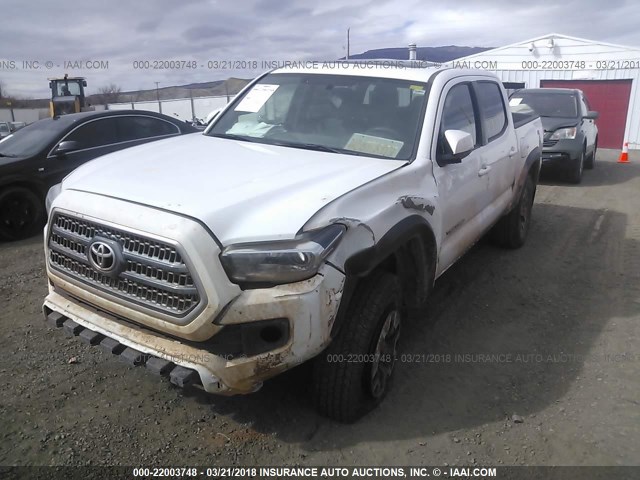 3TMCZ5AN6HM093318 - 2017 TOYOTA TACOMA DBL CAB/SR/TRDSPT/OR/PRO თეთრი ფოტო 6
