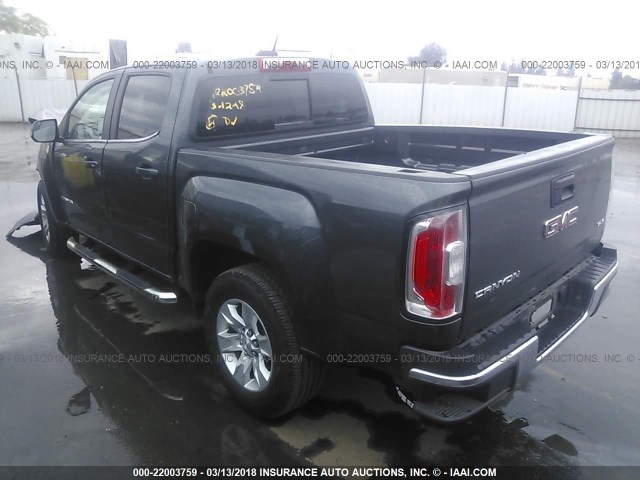 1GTG5CEAXG1352137 - 2016 GMC CANYON SLE GRAY photo 3