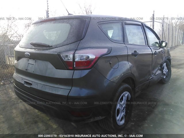 1FMCU0F73HUE44379 - 2017 FORD ESCAPE S GRAY photo 4