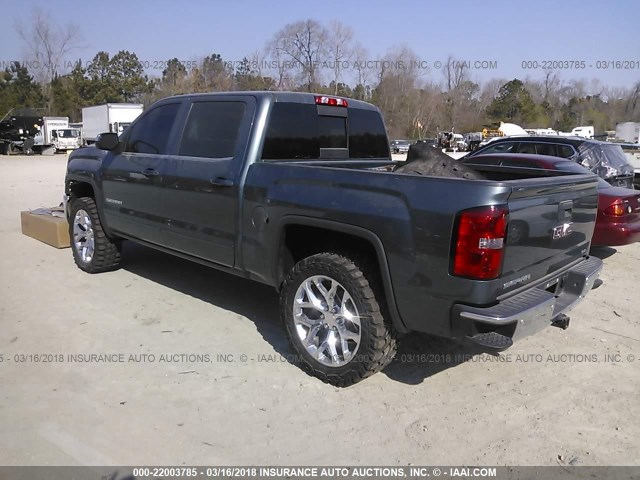 3GTU2UECXEG217449 - 2014 GMC SIERRA K1500 SLE BLUE photo 3