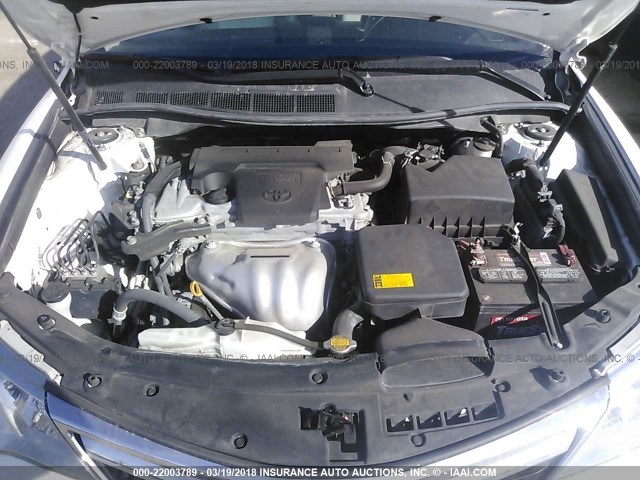 4T4BF1FK3DR308592 - 2013 TOYOTA CAMRY L/SE/LE/XLE 白色 照片 10