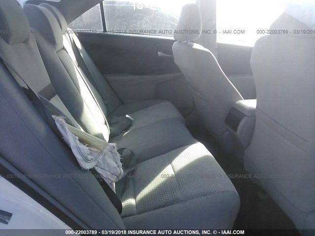 4T4BF1FK3DR308592 - 2013 TOYOTA CAMRY L/SE/LE/XLE 白色 照片 8