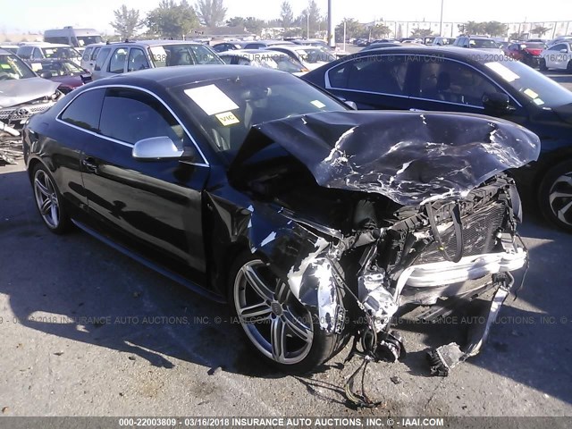 WAUCGAFR1DA000820 - 2013 AUDI S5 PREMIUM PLUS 黑色 照片 1