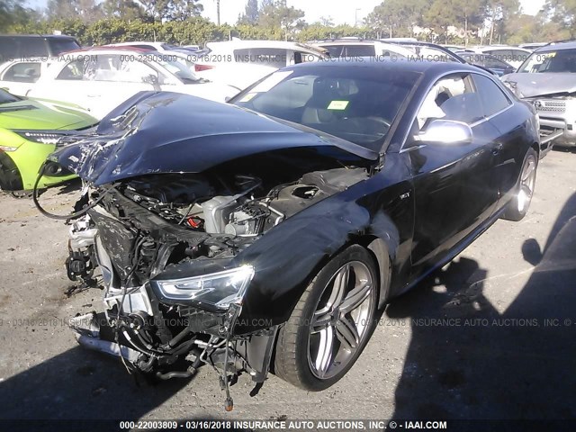 WAUCGAFR1DA000820 - 2013 AUDI S5 PREMIUM PLUS 黑色 照片 2