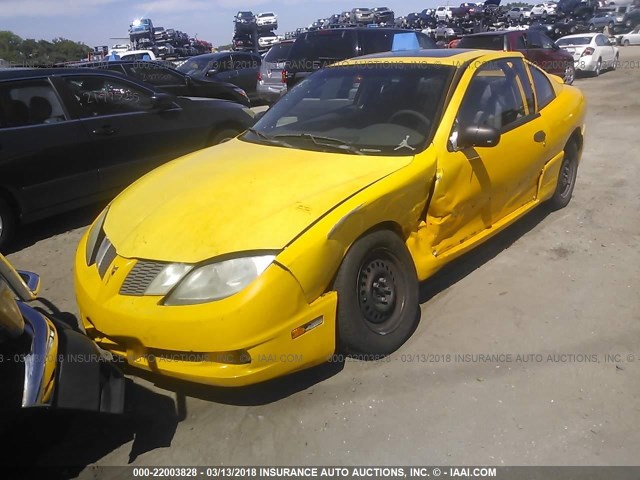 1G2JB12F937123740 - 2003 PONTIAC SUNFIRE Gelb Foto 2
