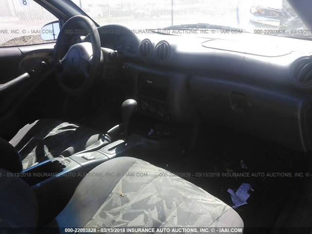 1G2JB12F937123740 - 2003 PONTIAC SUNFIRE Gelb Foto 5